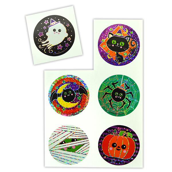 Halloween Sparkle Stickers (Pack of 102 Stickers)