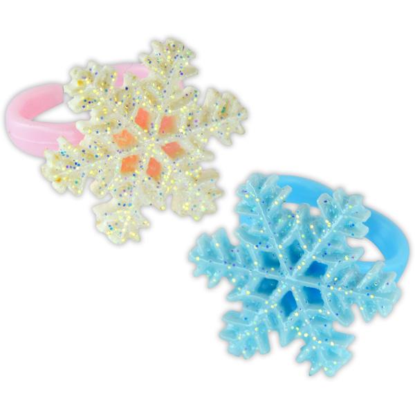 Snowflake Rings (Bag of 36 Pieces)