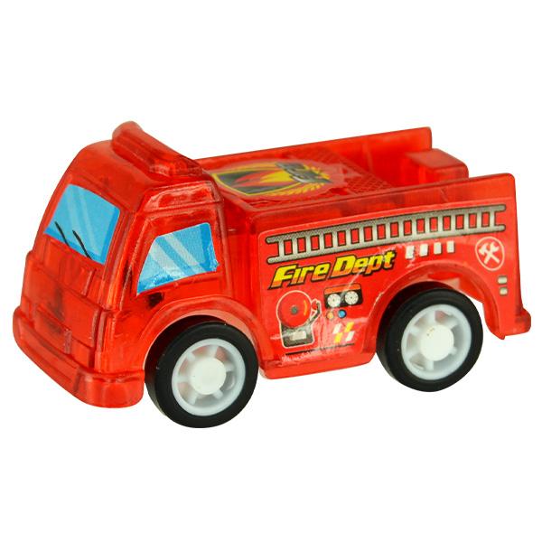 Miniature Pull Back Firetrucks (Bag of 12 Pieces)