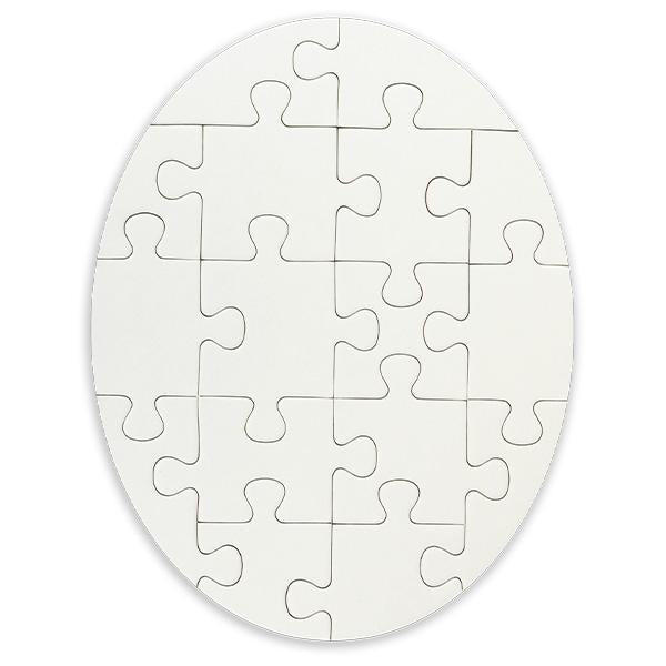 DIY Oval Puzzle Class Pack (Bag of 24 Pieces)