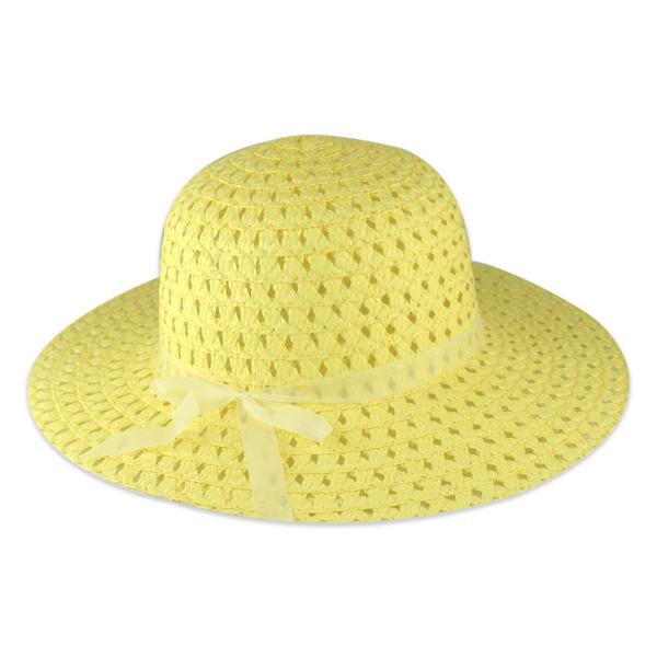 Yellow Straw Hat (Bag of 4) - Sku BTS-KP4035