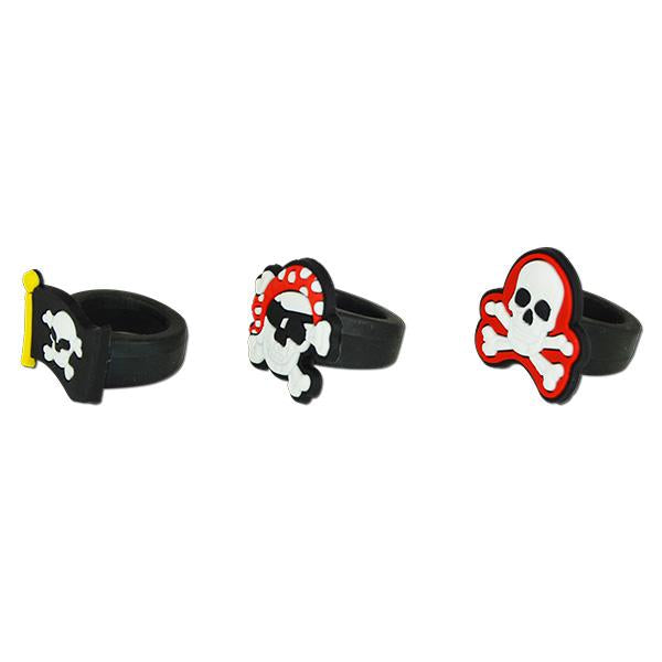 Rubber Pirate Rings (Bag of 48) - Sku BTS-NA 4492