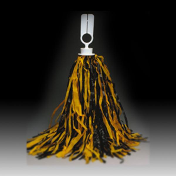 Black & Gold Pom Poms - Sku BTS-NB 3477