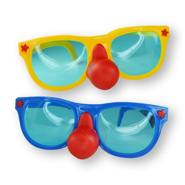 Clown Nose & Glasses (one dozen) - Sku BTS-NB 4541