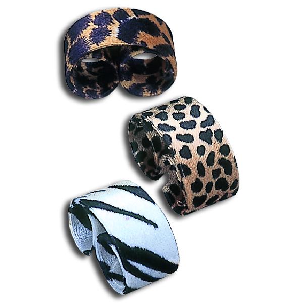 Animal Print Slap Bracelets (one dozen) - Sku BTS-NB 5510