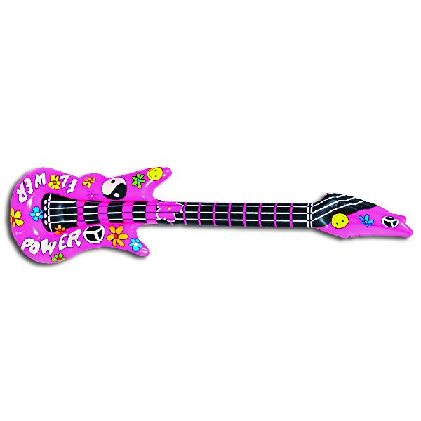 Flower Power Guitar Inflates (one dozen) - Sku BTS-NB 7597