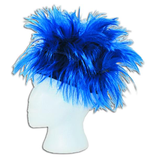 Neon Blue Punk Wig - Sku BTS-NB 8016