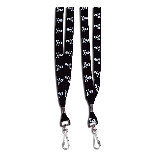 Skull & Crossbones Lanyards (12 ct) - Sku BTS-NB 9008