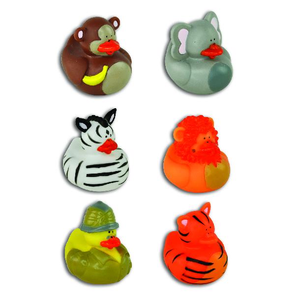 Safari Rubber Ducks (12 ct) - Sku BTS-NB 9824