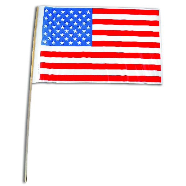 4'' X 6'' American Flags (one dozen) - Sku BTS-NC 8046