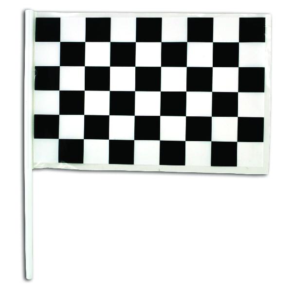 4'' X 6'' Checkered Flags (Dozen) - Sku BTS-NC 8424