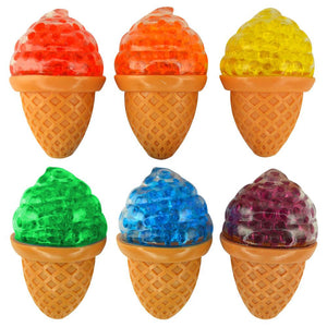 Ice Cream Squeeze Bead Balls (Box of 24) - Sku BTS-KP3489