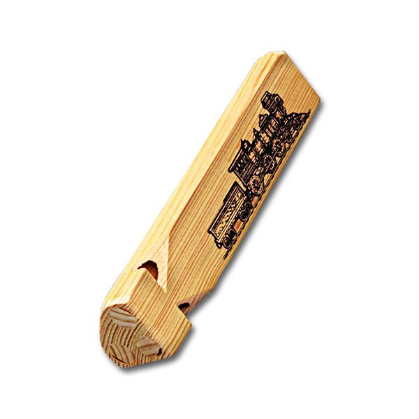 Triple Tone Wood Train Whistles (one dozen) - Sku BTS-NB 9170